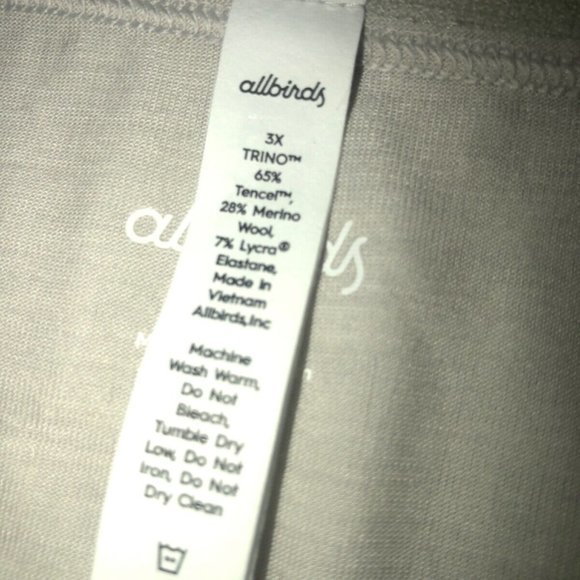 Allbirds All Birds Women’s Plus‎ Size Size 3X Gray Grey New - Picture 13 of 15